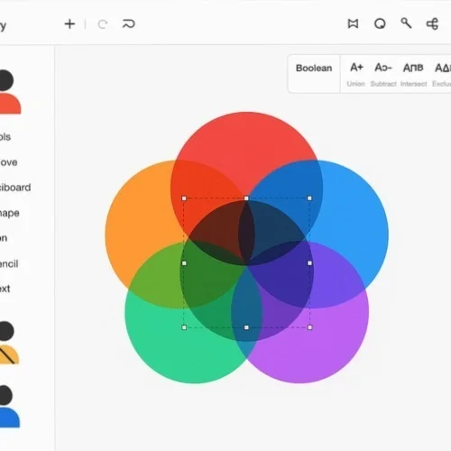 Advanced shape editing for 5-part Venn diagrams