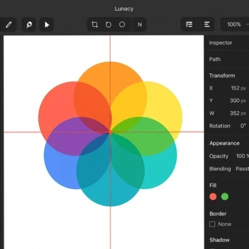 Vector editing tools for Venn diagrams