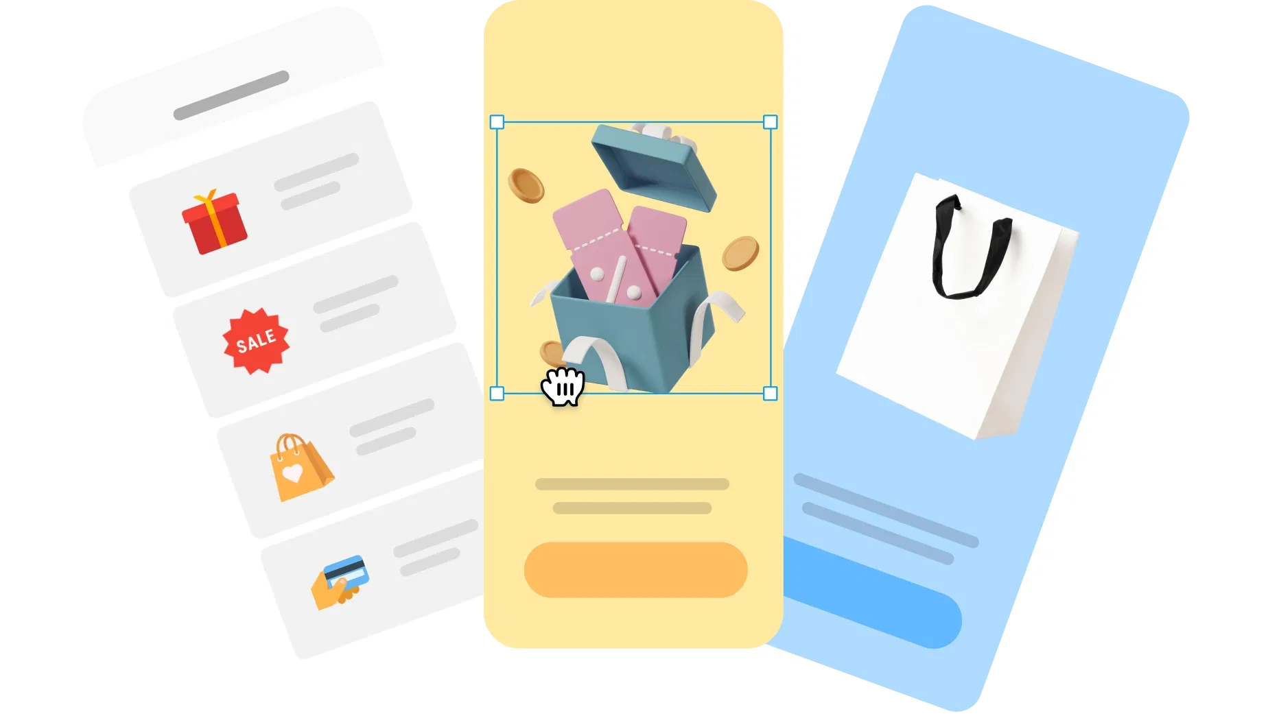 app interface in Lunacy