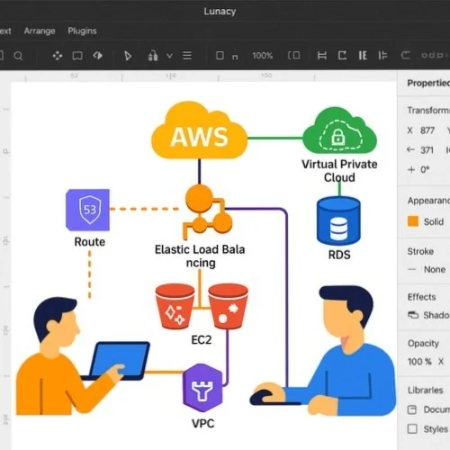 Lunacy AWS Architecture Diagram Tool