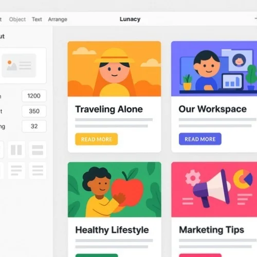 Professional blog layout tools