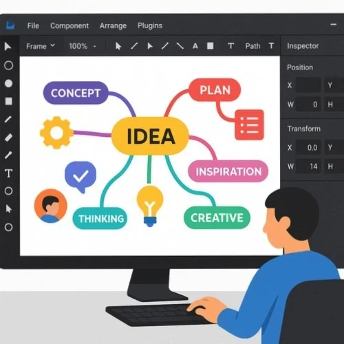 Lunacy Brainstorming App Interface