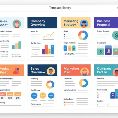 Business graphics and assets