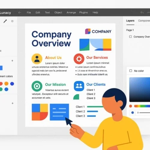 Lunacy Business One Pager Creator