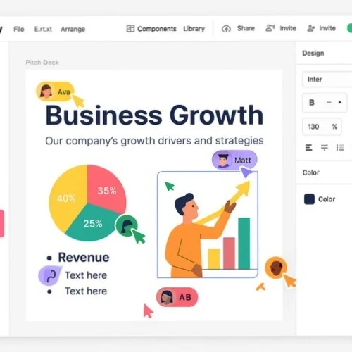 Collaborative pitch deck design