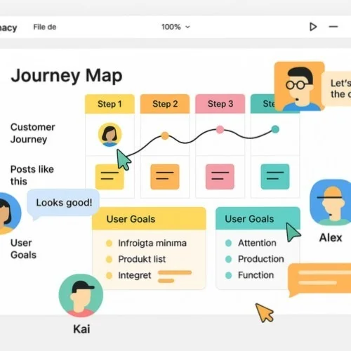 Collaborative journey mapping workflow