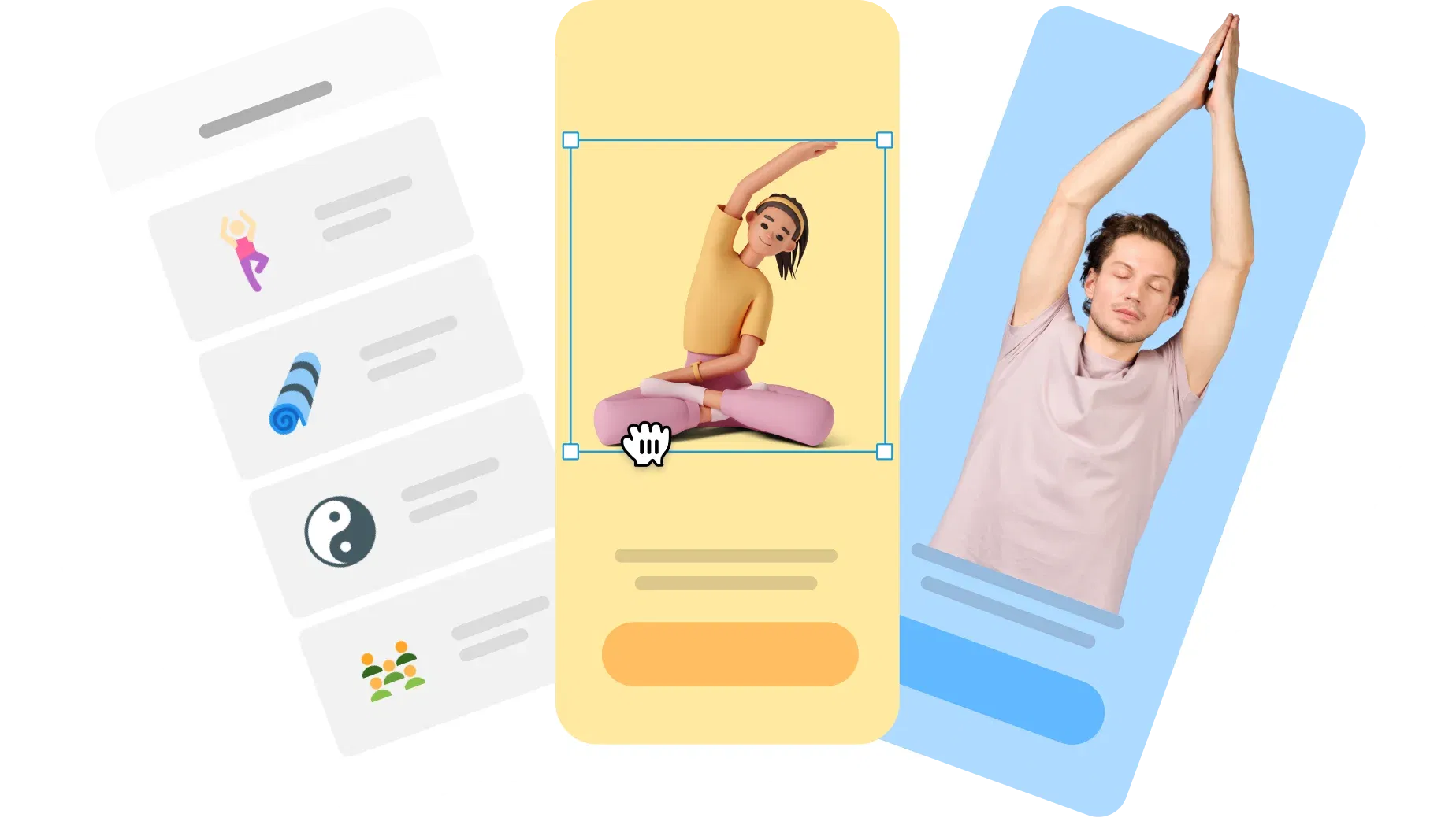 ios app design in Lunacy