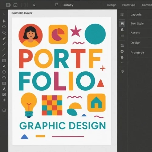 Portfolio cover design tools