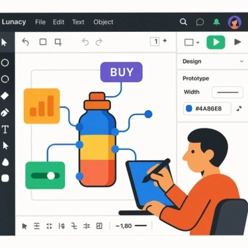 Lunacy Product Design Software Interface