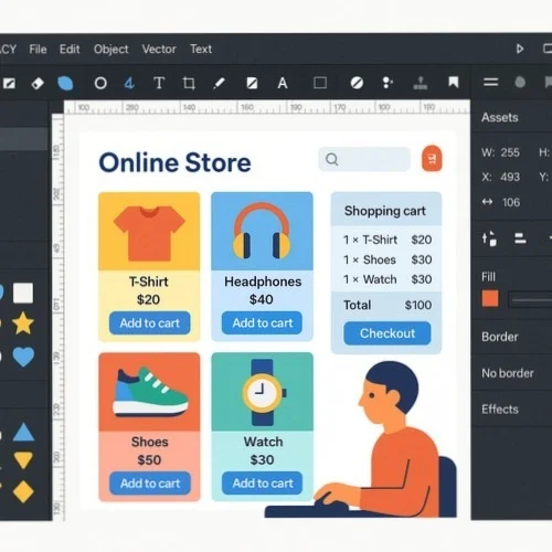 Lunacy Ecommerce UI Design Software