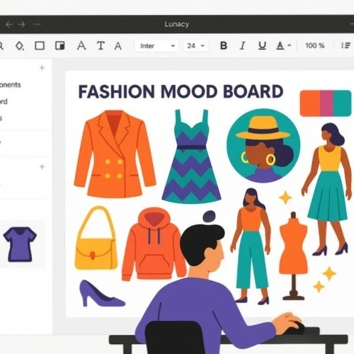 Lunacy Fashion Mood Board Creator