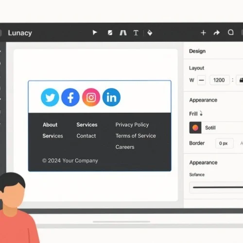 Lunacy Footer Design Tool