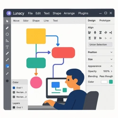Lunacy Free Flowchart Maker