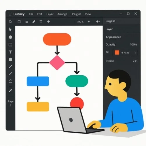 Lunacy Free Process Mapping Software
