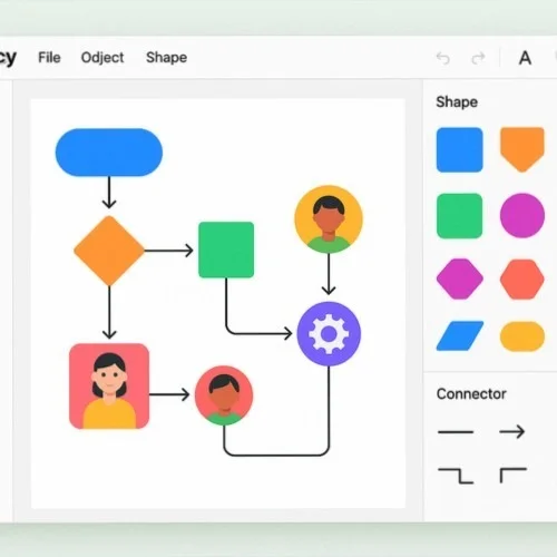 Process mapping tools interface