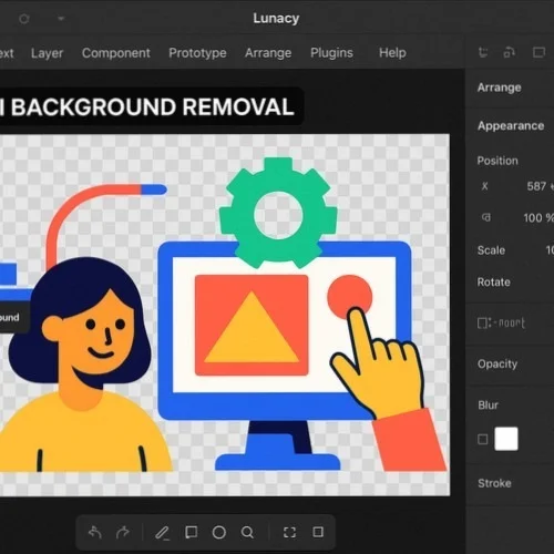 Lunacy AI-Powered Design Features