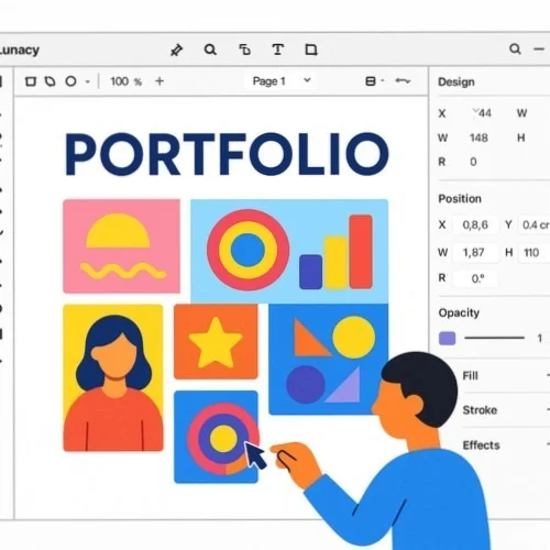 Lunacy Graphic Design Portfolio Software