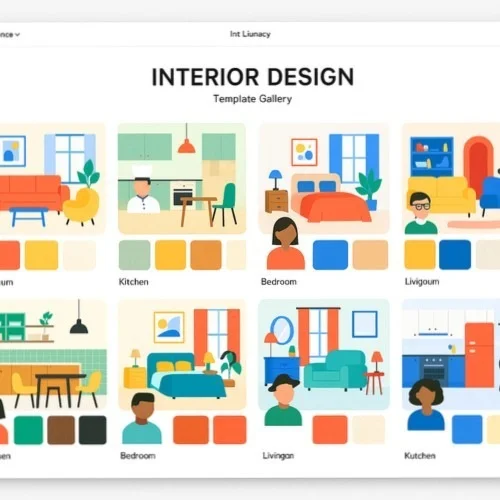 Interior design element library