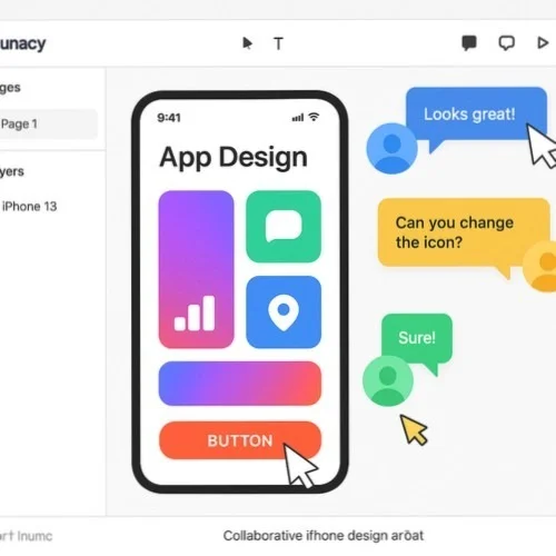 Collaborative iPhone 15 Mockup Design