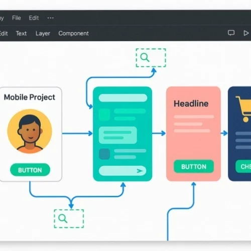 Interactive wireframe prototyping in Lunacy