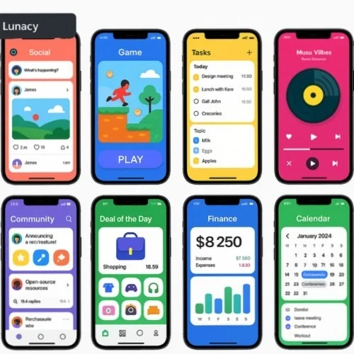 Mobile UI templates and components