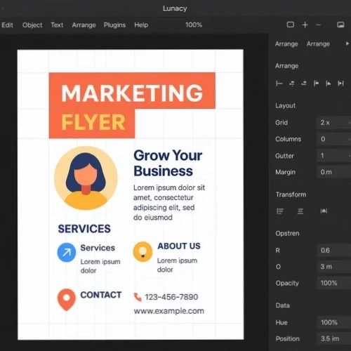One pager layout tools