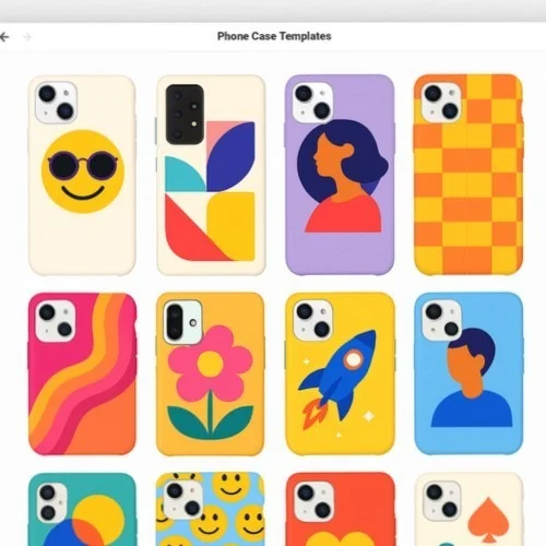 Phone case mockup library