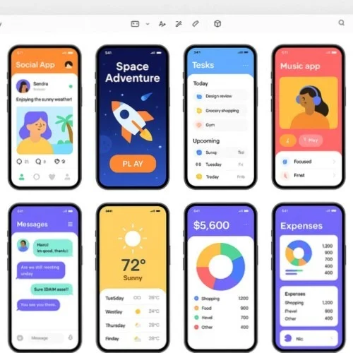 Phone mockup templates