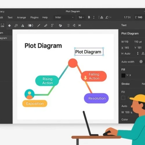 Free Plot Diagram Template in Lunacy