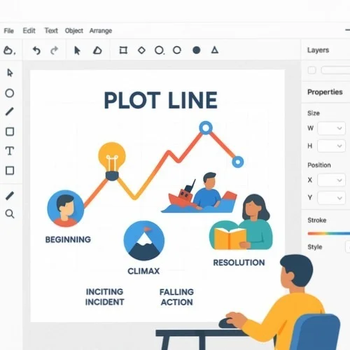 Lunacy Plot Line Diagram Creator