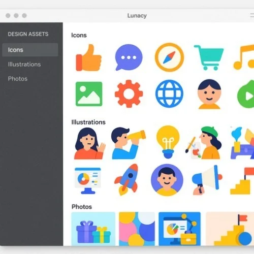 Built-in graphics library