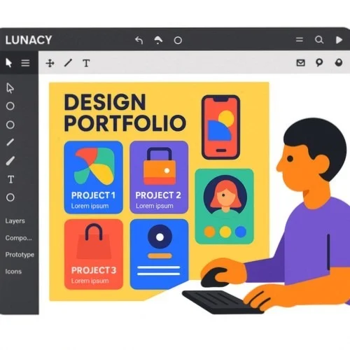 Lunacy Product Design Portfolio Creator
