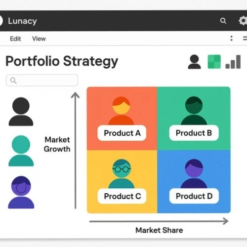 Product portfolio strategy visualization