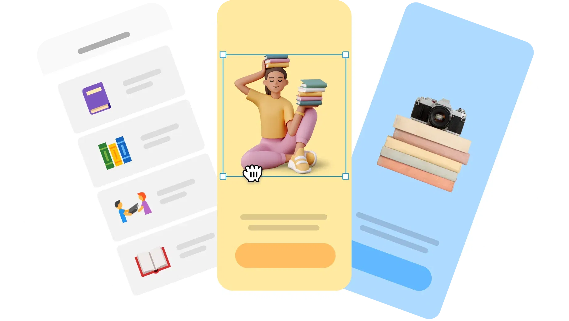 app prototype design in Lunacy
