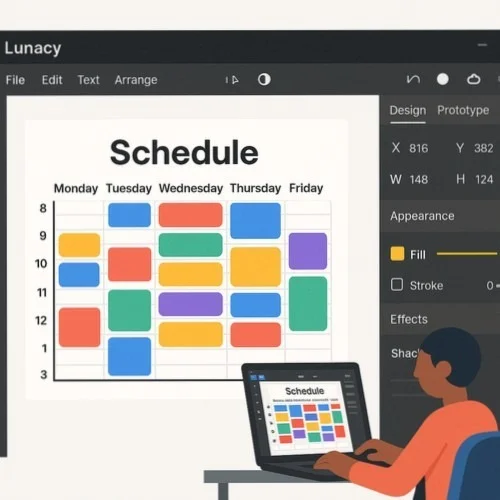 Lunacy Schedule Creator Interface