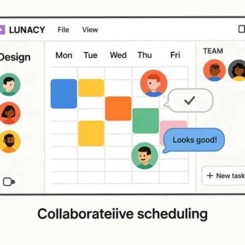 Schedule collaboration features