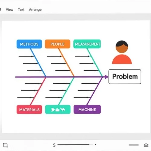 Six Sigma diagram tools in Lunacy