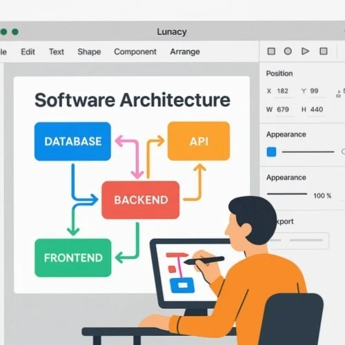 Lunacy Software Architecture Diagram Tool