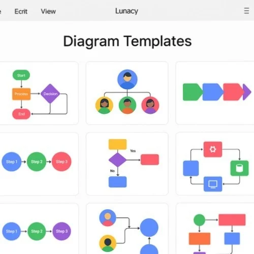 Architecture diagram templates and icons