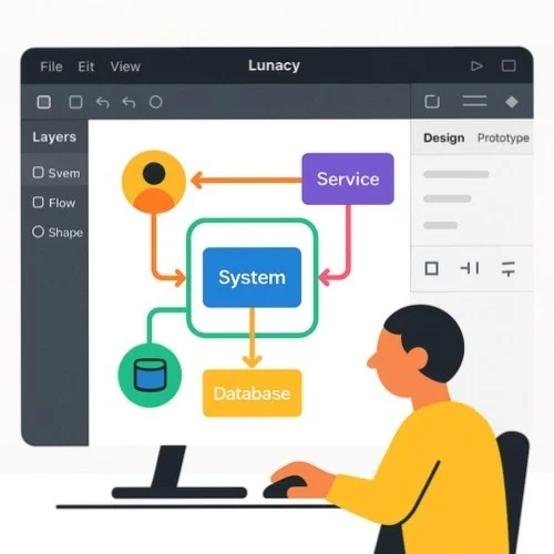 System Context Diagram Software Lunacy