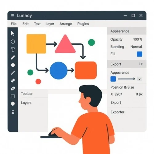Lunacy Technical Architecture Diagram Tool