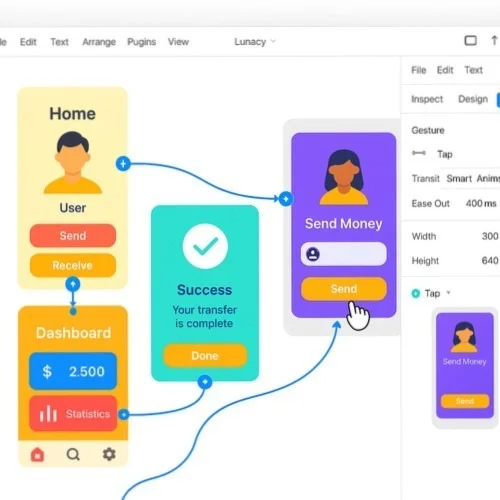 Interactive prototyping in Lunacy