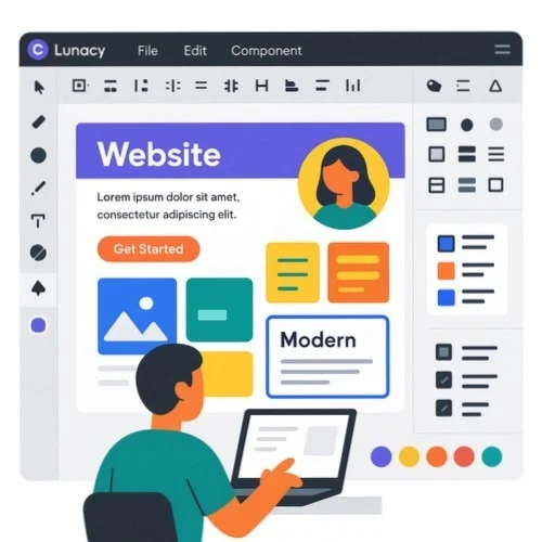 Lunacy UI UX Website Design Software