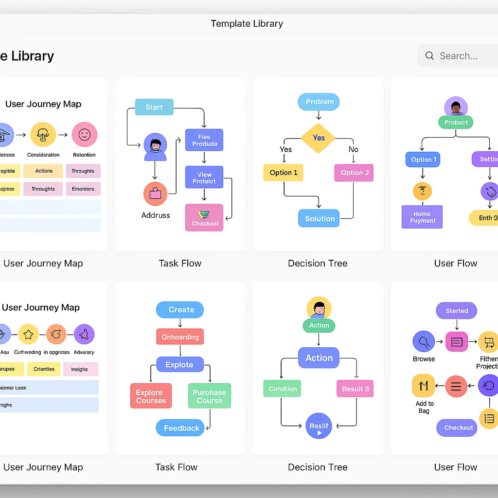 User Flow Chart Creator | Create UX User Flow Diagrams with Lunacy