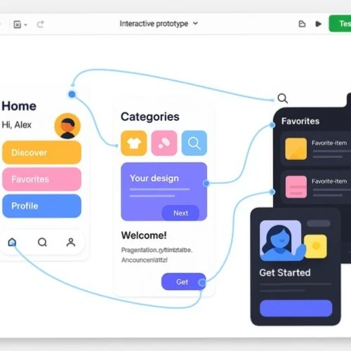 Interactive prototyping in Lunacy