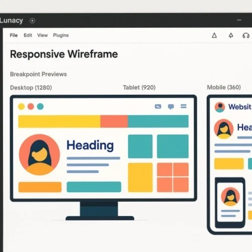 Interactive wireframe prototyping