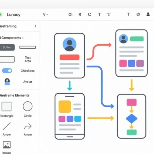 Lunacy UX wireframing tools