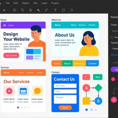 Lunacy UX UI Design Workspace