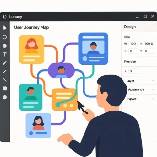 Lunacy UX User Flow Design Tool