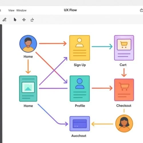 UX flow mapping tools in Lunacy